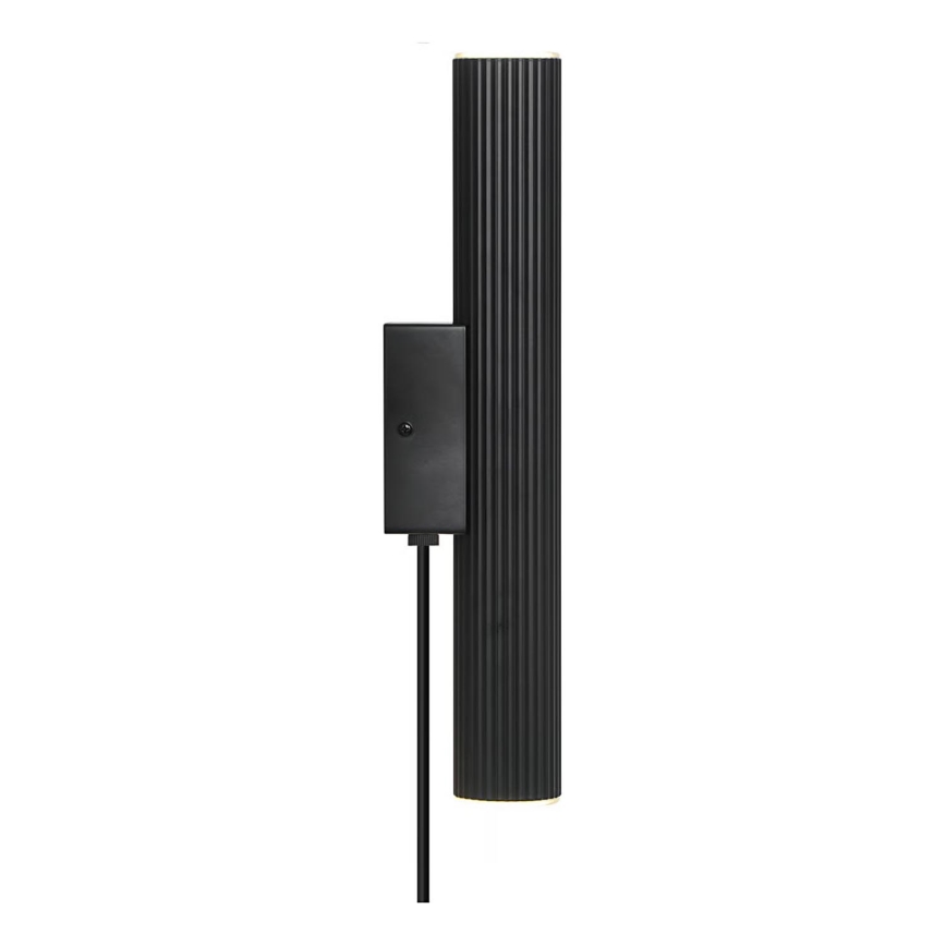 Nordlux - Sieninis šviestuvas VICO 2xGU10/5W/230V juodas