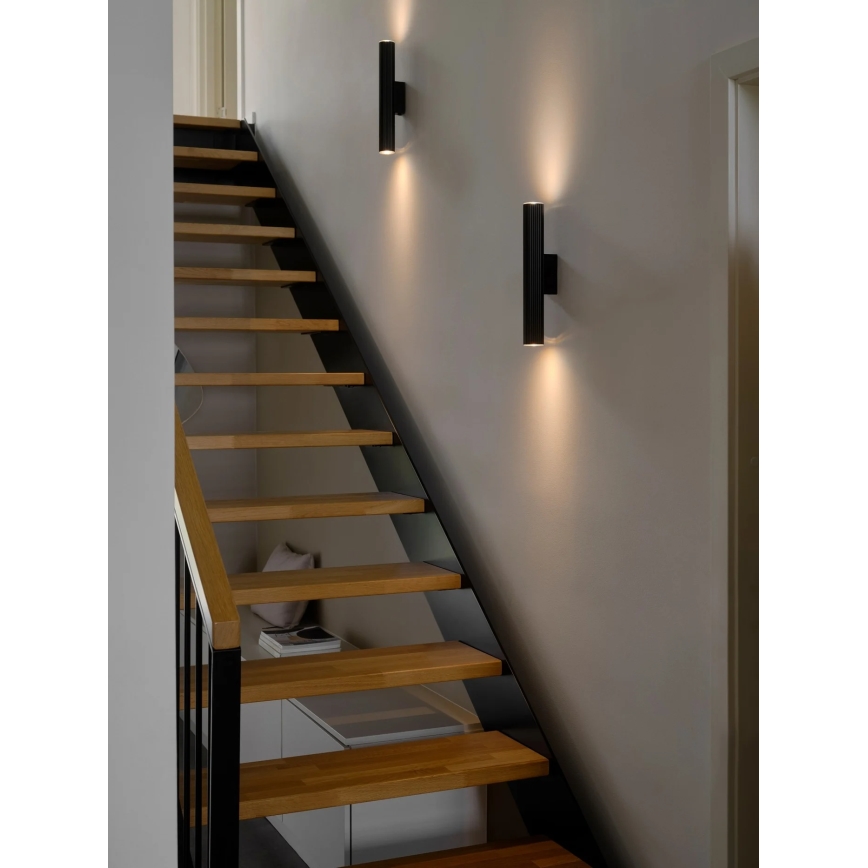 Nordlux - Sieninis šviestuvas VICO 2xGU10/5W/230V juodas