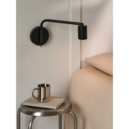 Nordlux - Sieninis taškinis šviestuvas EXPLORE 1xGU10/5W/230V juoda