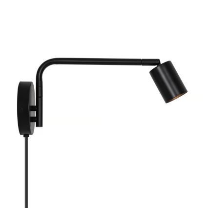 Nordlux - Sieninis taškinis šviestuvas EXPLORE 1xGU10/5W/230V juoda