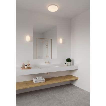 Nordlux - Sieninis vonios šviestuvas FOAM 1xE27/55W/230V IP44 balta