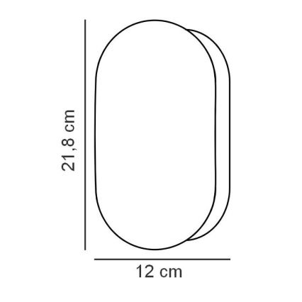 Nordlux - Sieninis vonios šviestuvas FOAM 1xE27/55W/230V IP44 juoda
