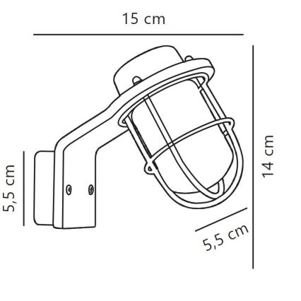 Nordlux - Sieninis vonios šviestuvas MARINA 1xG9/40W/230V IP44 blizgus chromas