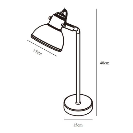 Nordlux - Stalinis šviestuvas ASLAK 1xE27/15W/230V