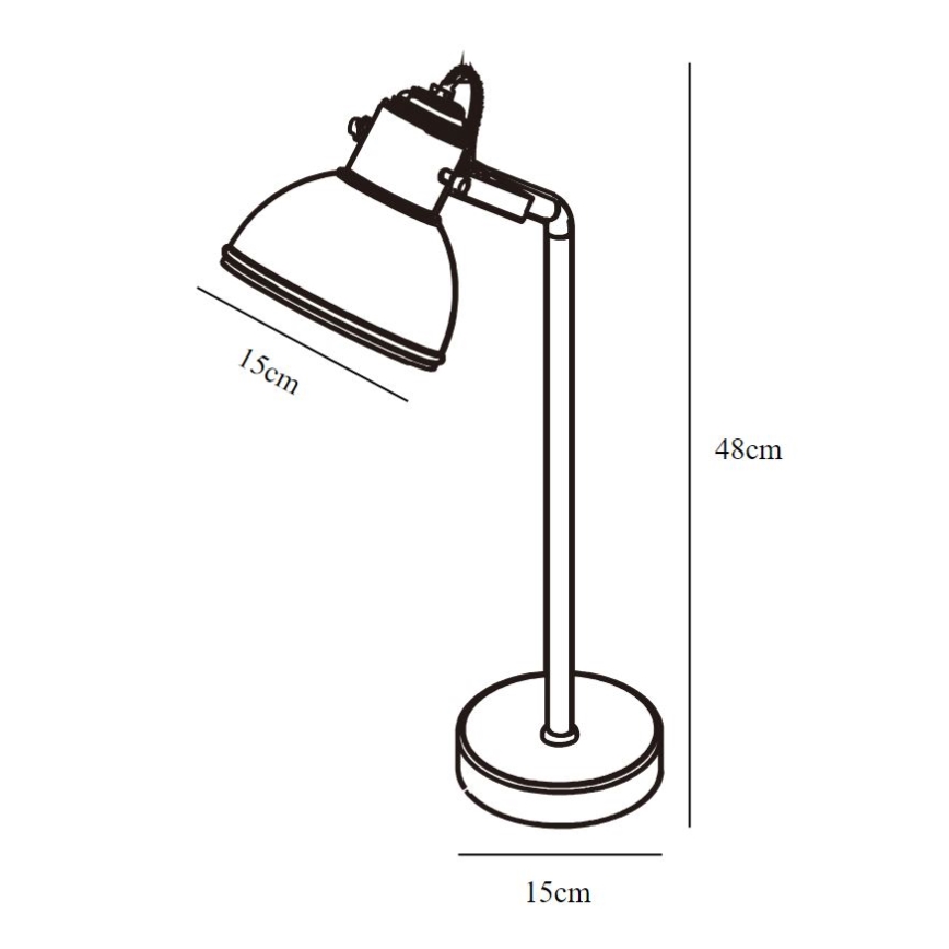 Nordlux - Stalinis šviestuvas ASLAK 1xE27/15W/230V