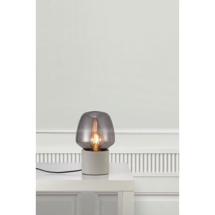 Nordlux - Stalinis šviestuvas CHRISTINA 1xE27/25W/230V betonas/juoda