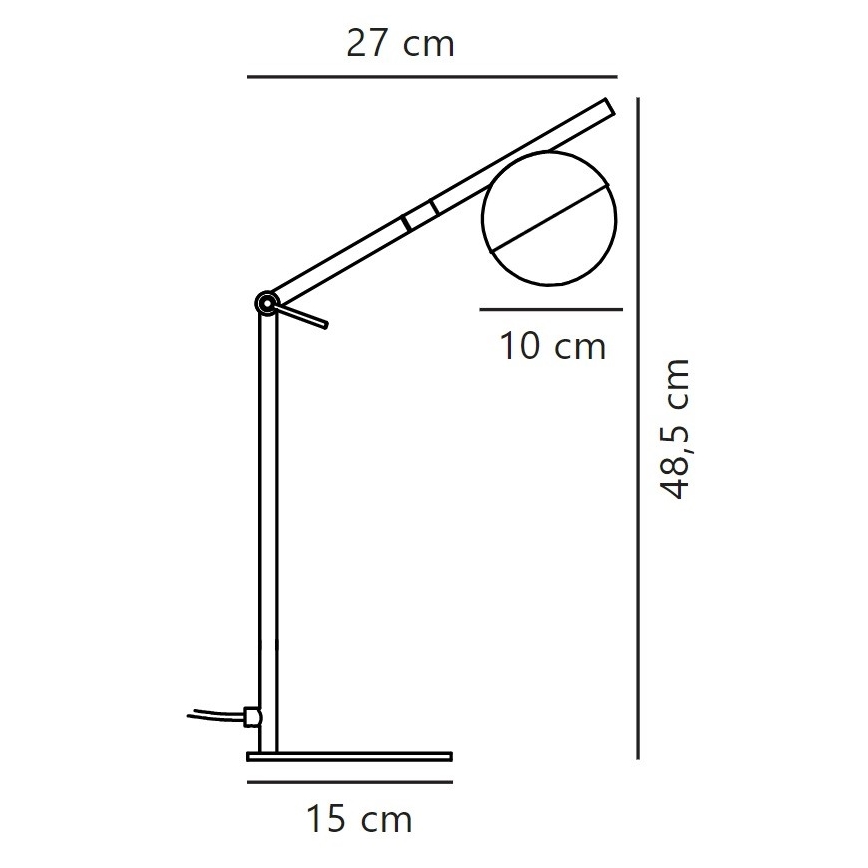 Nordlux - Stalinis šviestuvas CONTINA 1xG9/5W/230V juoda