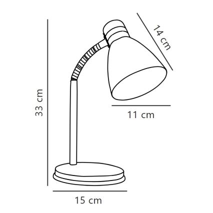Nordlux - Stalinis šviestuvas CYCLONE 1xE14/15W/230V balta