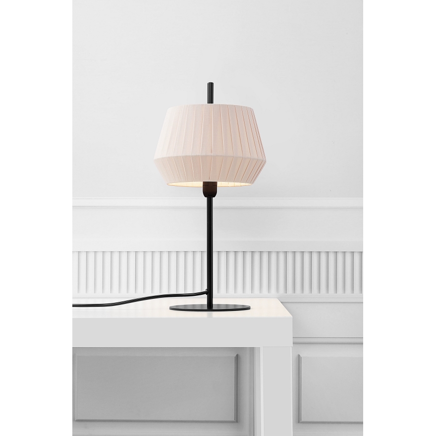 Nordlux - Stalinis šviestuvas DICTE 1xE14/40W/230V smėlio spalva/juoda