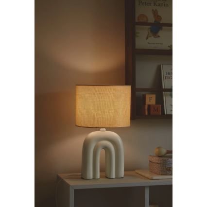 Nordlux - Stalinis šviestuvas HAZE 1xE27/40W/230V smėlio spalvos