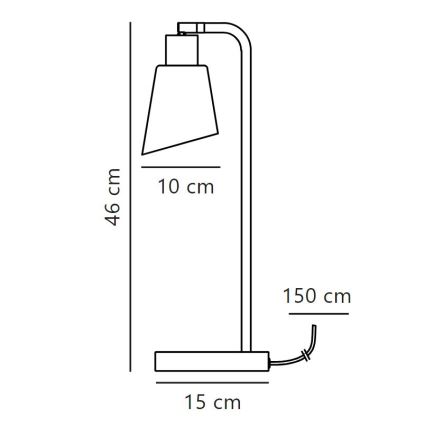 Nordlux - Stalinis šviestuvas MOLLI 1xE14/25W/230V