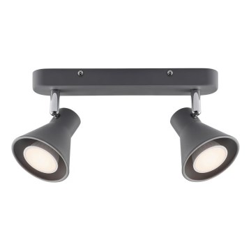Nordlux - Taškinis šviestuvas EIK 2xGU10/35W/230V pilkas