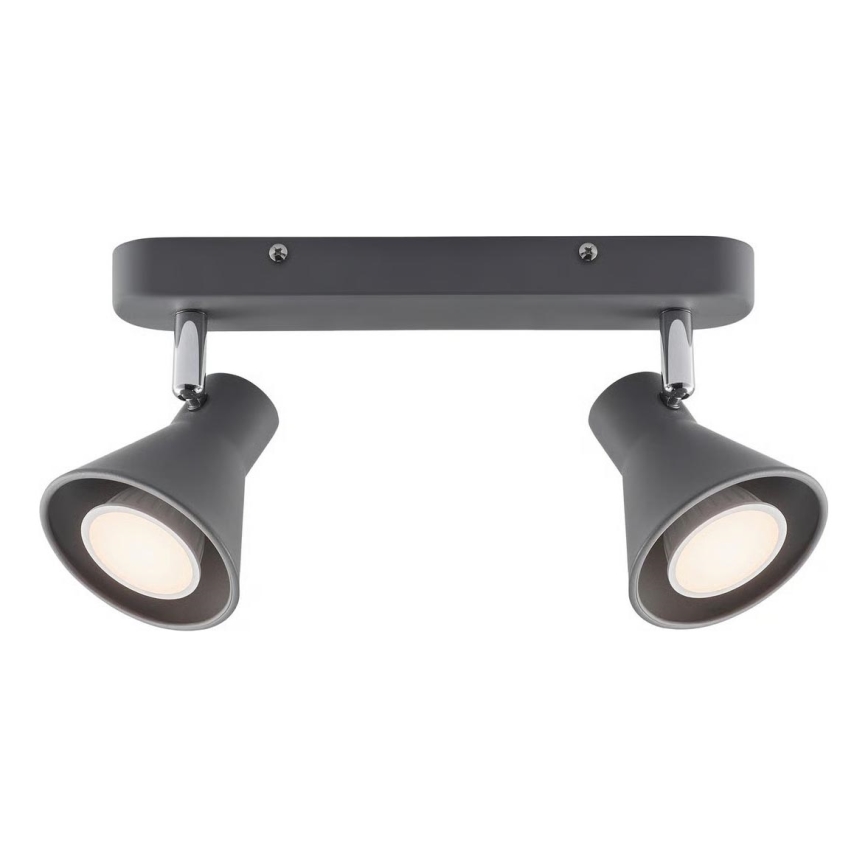 Nordlux - Taškinis šviestuvas EIK 2xGU10/35W/230V pilkas