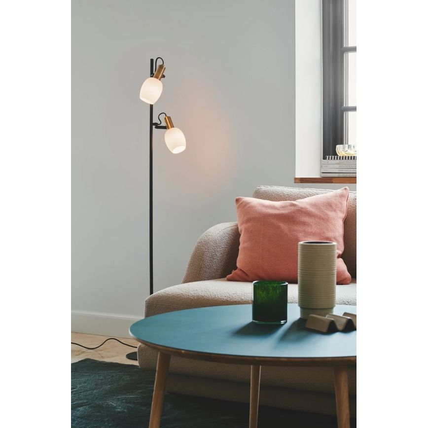 Nordlux - Toršeras ARILD 2xE14/40W/230V juoda