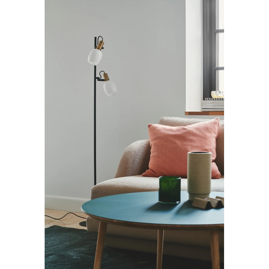 Nordlux - Toršeras ARILD 2xE14/40W/230V juoda