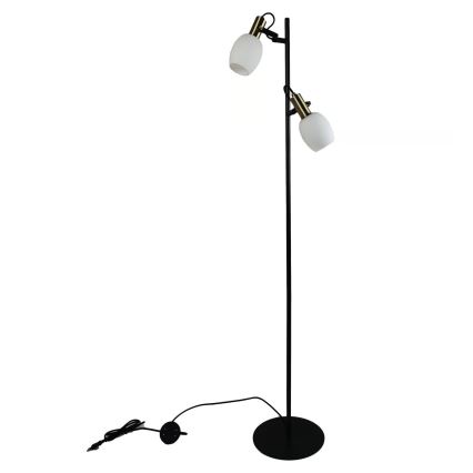 Nordlux - Toršeras ARILD 2xE14/40W/230V juoda