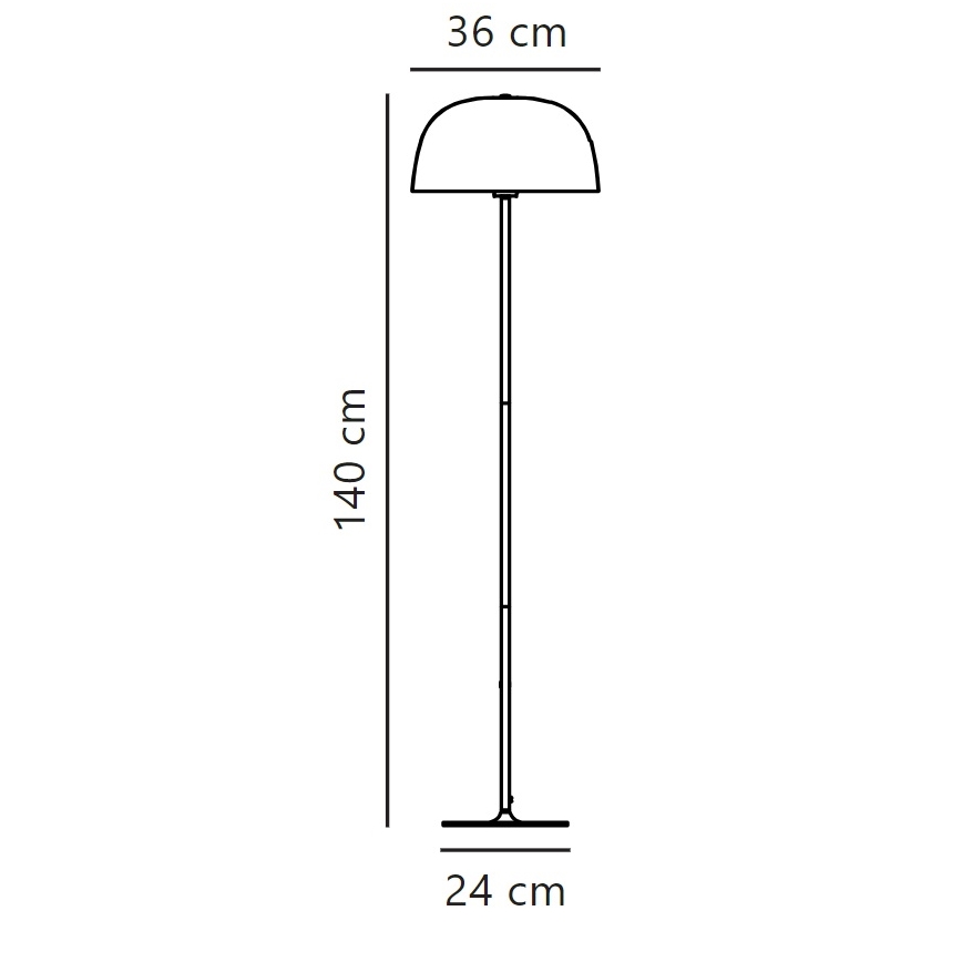 Nordlux - Toršeras CERA 1xE27/60W/230V auksas