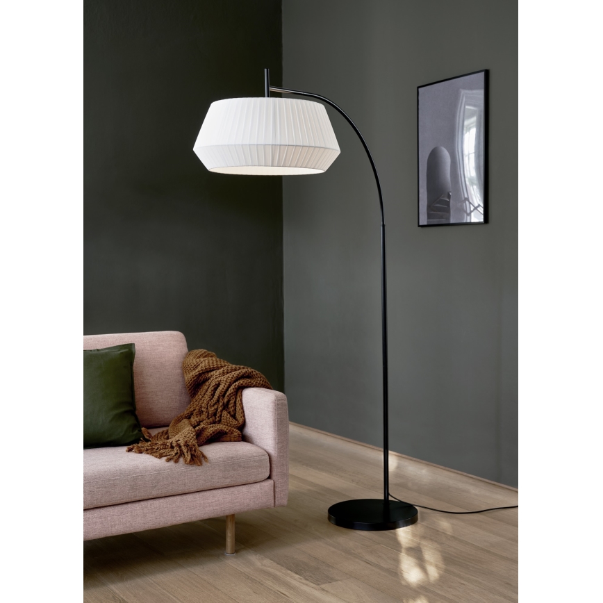 Nordlux - Toršeras DICTE 1xE27/60W/230V juoda/balta
