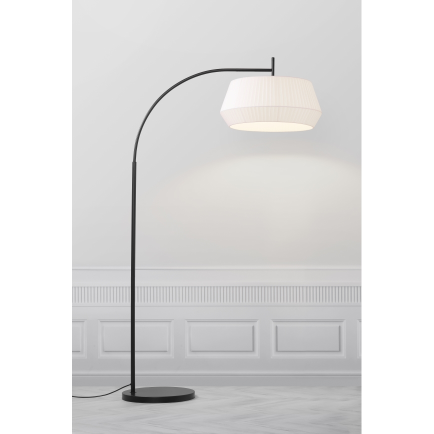 Nordlux - Toršeras DICTE 1xE27/60W/230V juoda/balta