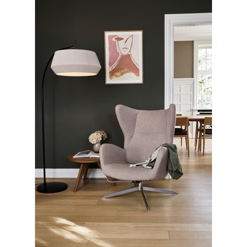 Nordlux - Toršeras DICTE 1xE27/60W/230V juoda/smėlio spalva