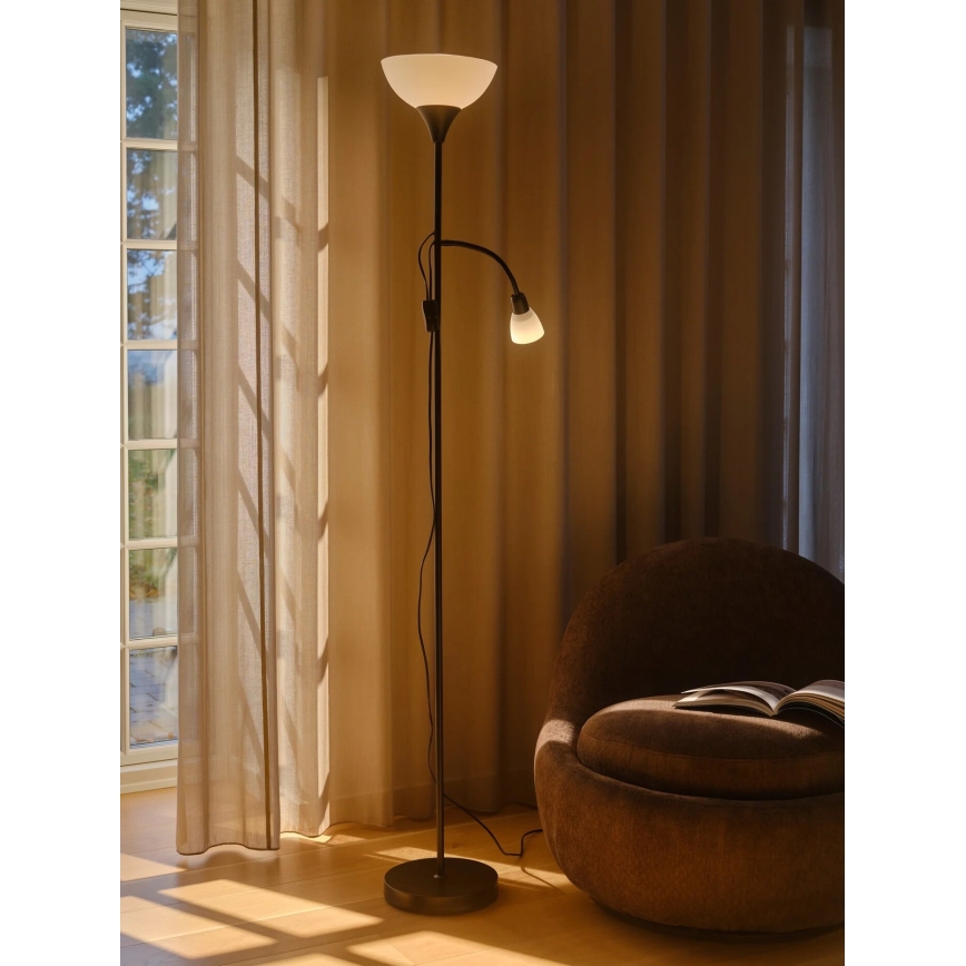 Nordlux - Toršeras LAURIA 1xE27/40W/230V + 1xE14/15W
