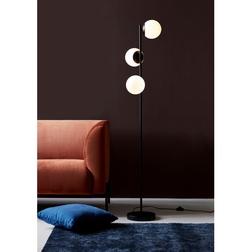 Nordlux - Toršeras LILLY 3xE14/25W/230V juoda
