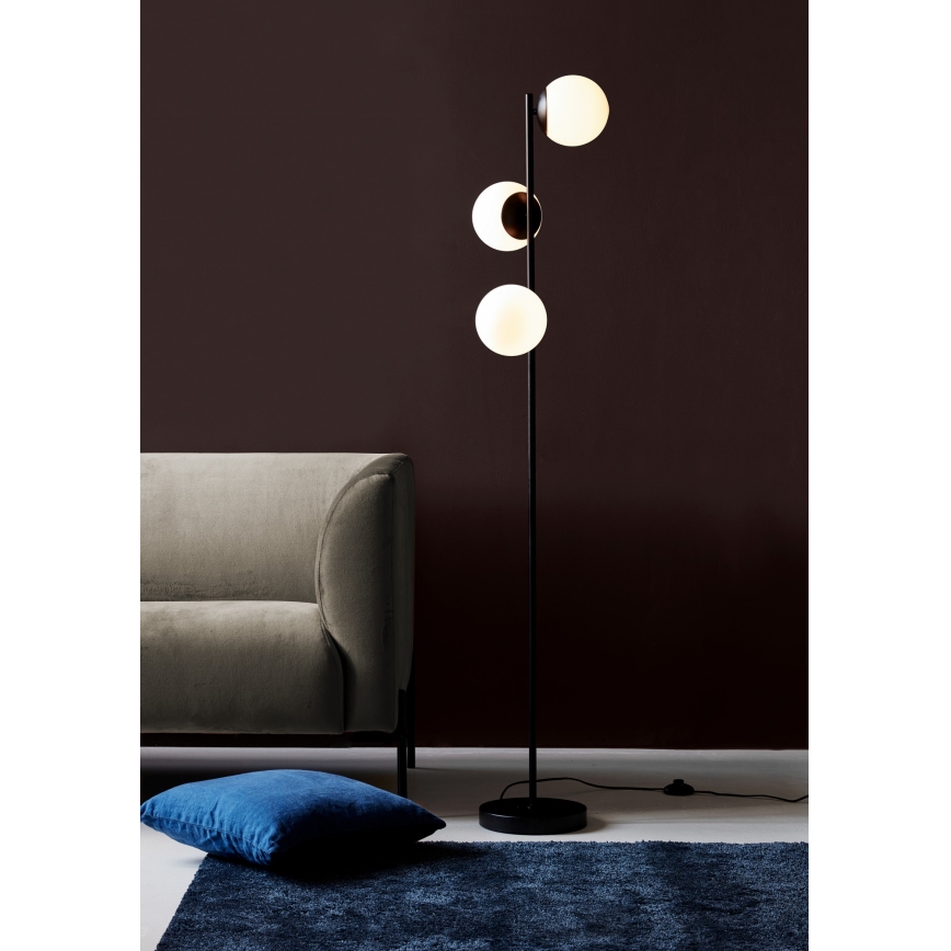 Nordlux - Toršeras LILLY 3xE14/25W/230V juoda