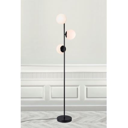 Nordlux - Toršeras LILLY 3xE14/25W/230V juoda