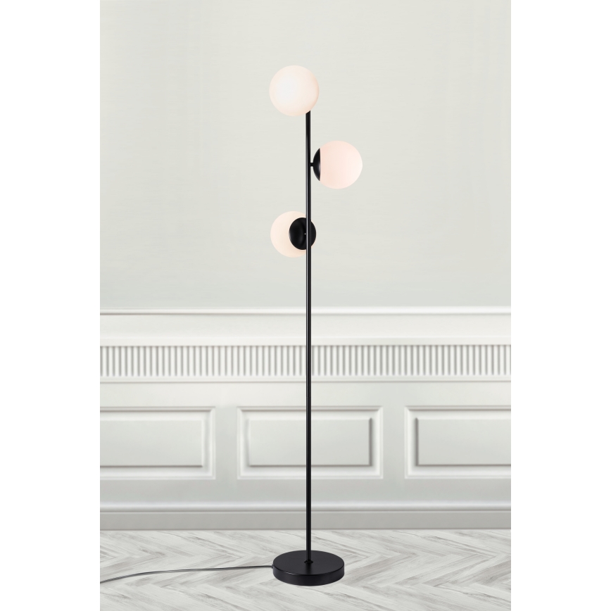 Nordlux - Toršeras LILLY 3xE14/25W/230V juoda