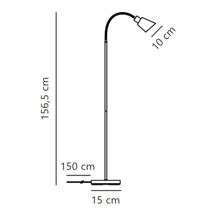 Nordlux - Toršeras MOLLI 1xE14/25W/230V