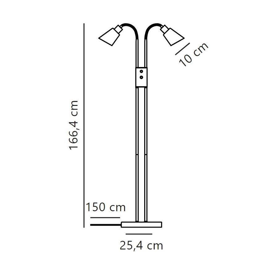 Nordlux - Toršeras MOLLI 2xE14/25W/230V