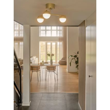 Nordlux - Tvirtinamas sietynas CONTINA 3xG9/5W/230V žalvaris