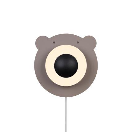Nordlux - Vaikiškas sieninis šviestuvas BRUNA BEAR 1xE14/25W/230V meška