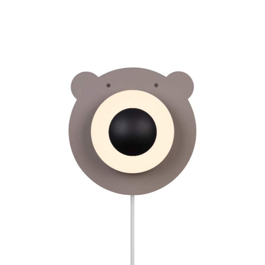 Nordlux - Vaikiškas sieninis šviestuvas BRUNA BEAR 1xE14/25W/230V meška