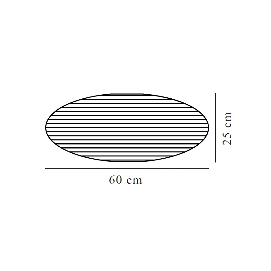 Nordlux - Abajuras VILLO E27 pr. 60 cm pilka
