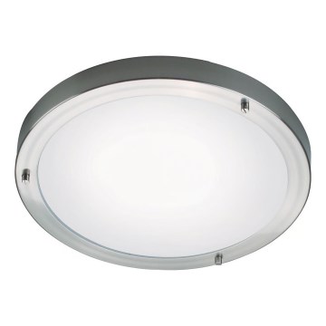 Nordlux - Vonios kambario lubinis šviestuvas ANCONA 2xE27/40W/230V IP43 Ø 31,5 cm matinis chromas