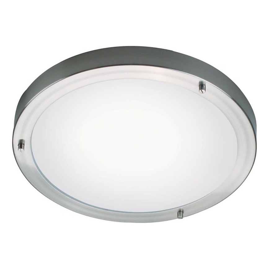 Nordlux - Vonios kambario lubinis šviestuvas ANCONA 2xE27/40W/230V IP43 Ø 31,5 cm matinis chromas