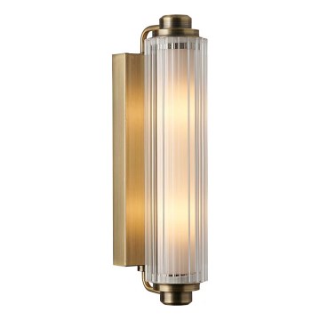 Nordlux - Vonios veidrodžio apšvietimas NIMAL 2xE14/25W/230V IP44 žalvaris