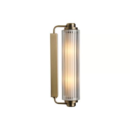 Nordlux - Vonios veidrodžio apšvietimas NIMAL 2xE14/25W/230V IP44 žalvaris