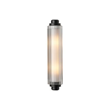 Nordlux - Vonios veidrodžio šviestuvas NIMAL 2xE14/25W/230V IP44 juodas