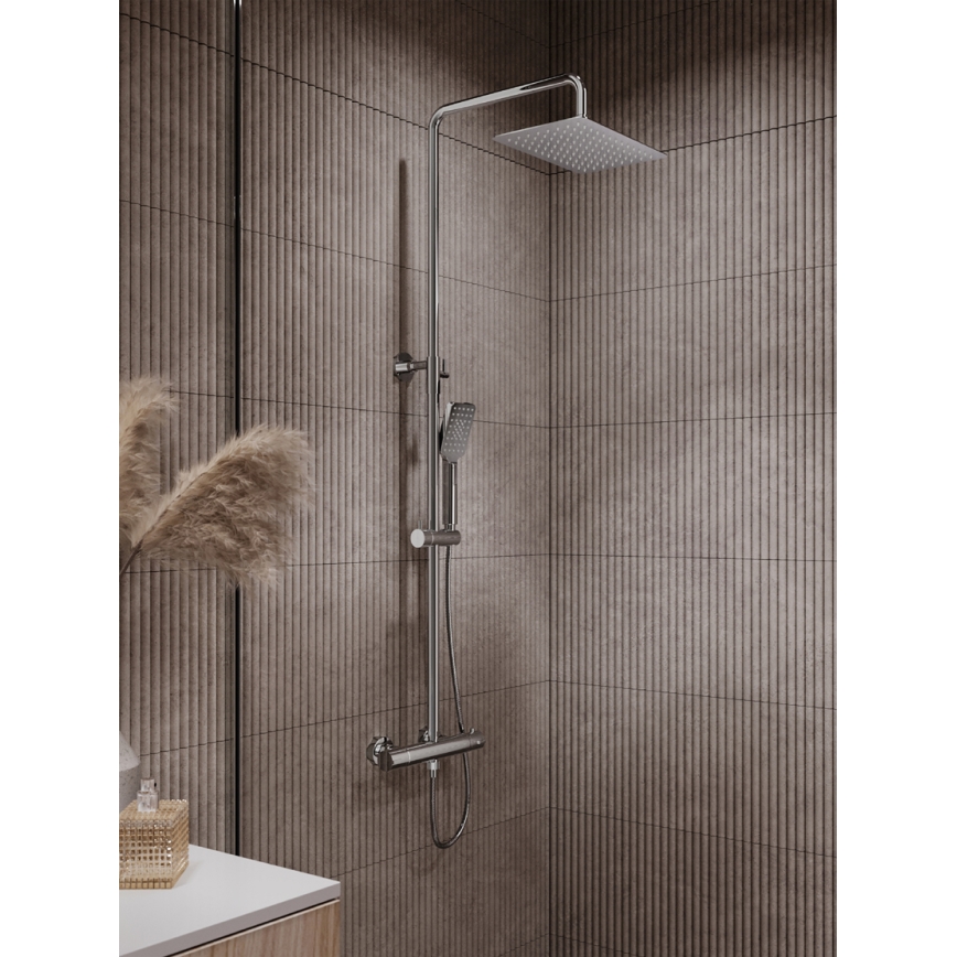 Novaservis - Dušo komplektas su termostatiniu maišytuvu METALIA ECO blizgus chromas