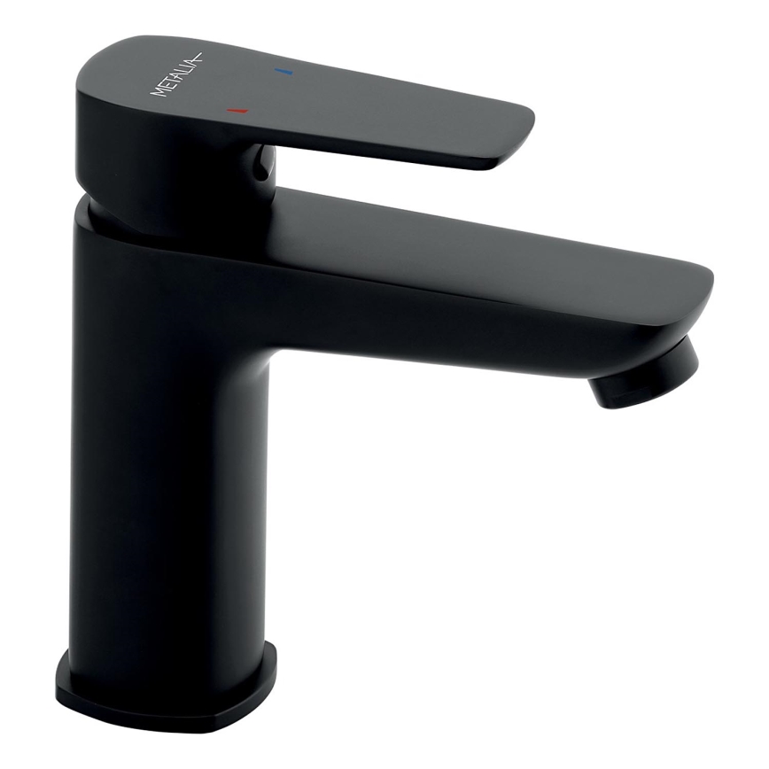 Novaservis - Praustuvo čiaupas METALIA ECO 15,2 cm matinė juoda
