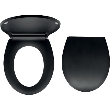 Novaservis - SoftClose tualeto sėdynė iš duroplasto, juoda