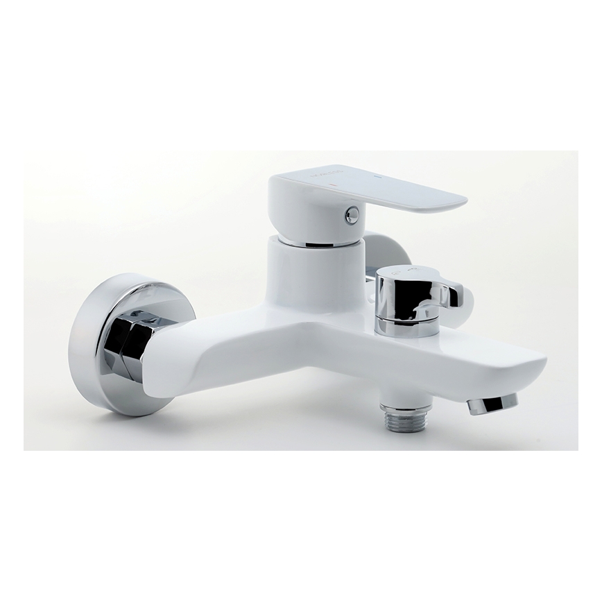 Novaservis - vonios maišytuvas NOBLESS TINA baltas