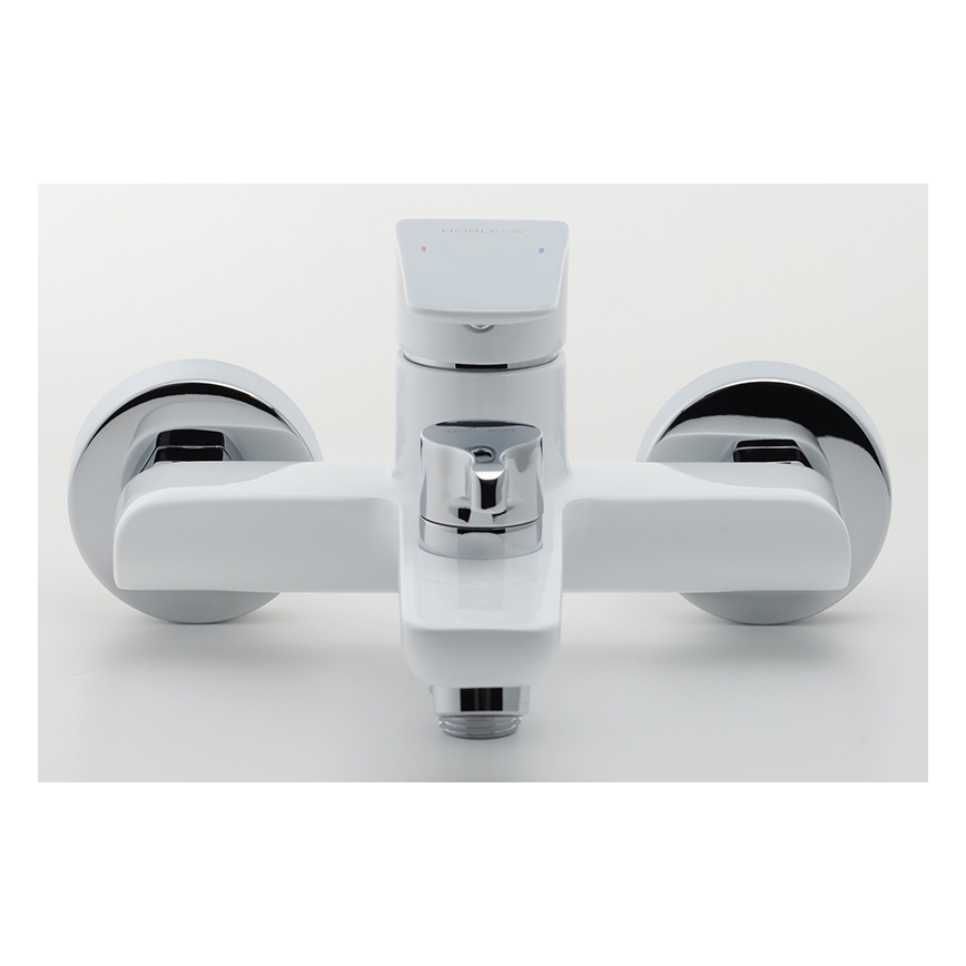 Novaservis - vonios maišytuvas NOBLESS TINA baltas