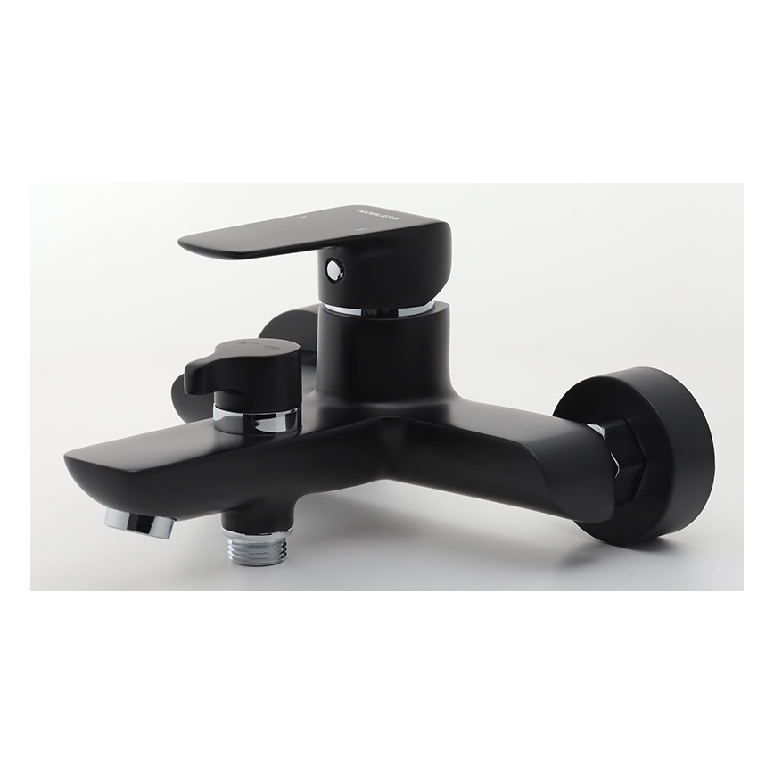 Novaservis - Vonios maišytuvas NOBLESS TINA juodas