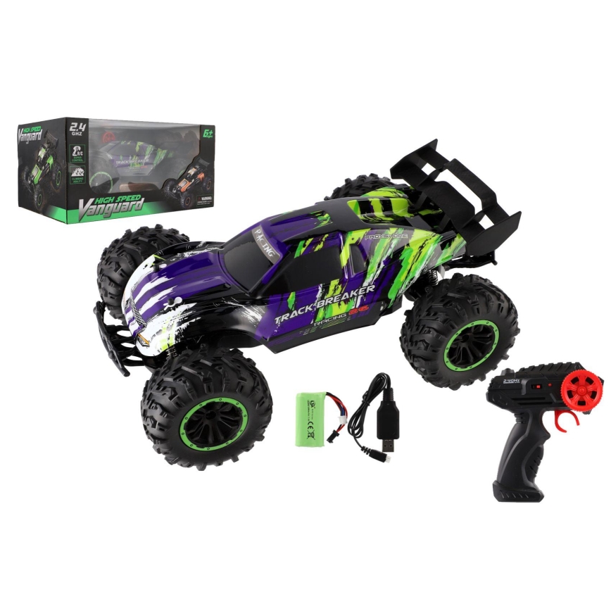 Nuotoliniu būdu valdomas RC Buggy 7,4V/500 mAh, violetinis