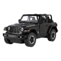 Nuotoliniu pultu valdomas RC automobilis Jeep Wrangler Rubicon RASTAR 5xAA + 2xAA juodas