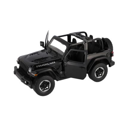Nuotoliniu pultu valdomas RC automobilis Jeep Wrangler Rubicon RASTAR 5xAA + 2xAA juodas