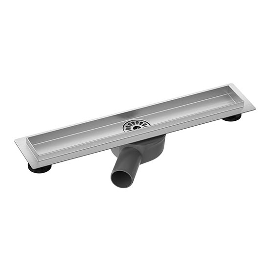 Nutekėjimo latakas 54x8,1 cm sidabrinis/pilkas